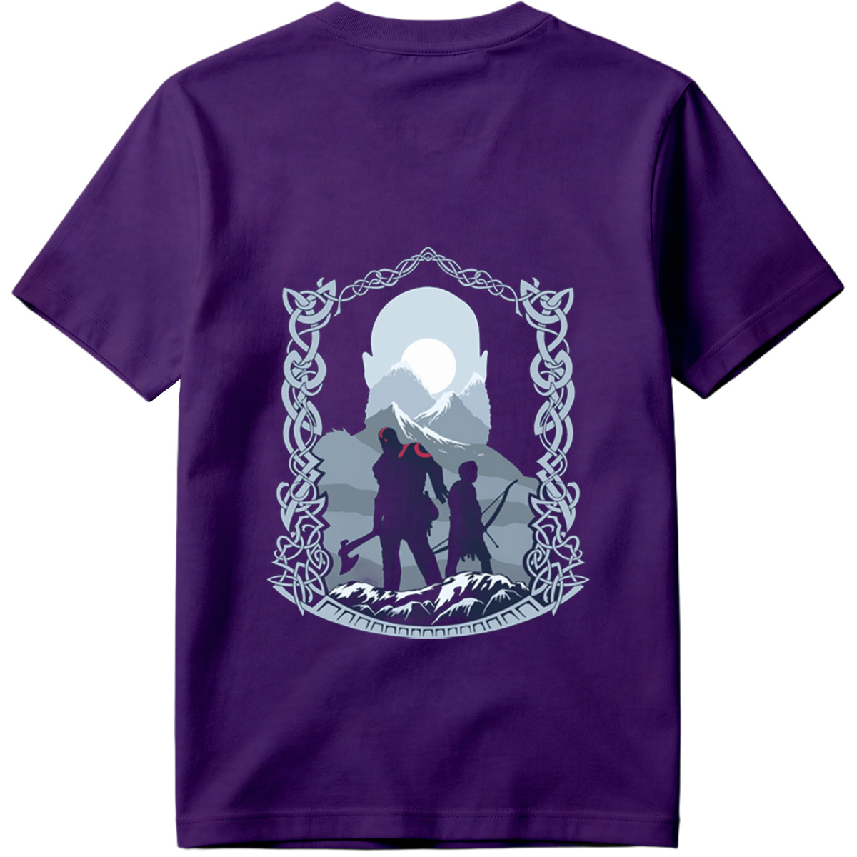 Viking Warriors Under the Moonlight - Tee