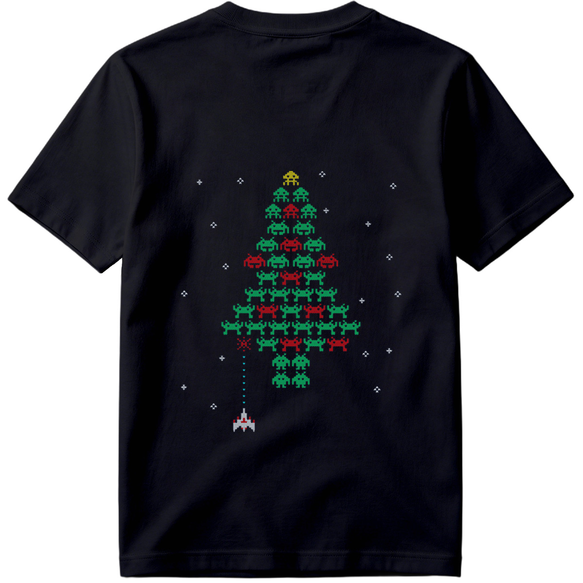 Space Invaders Christmas Tree - Tee