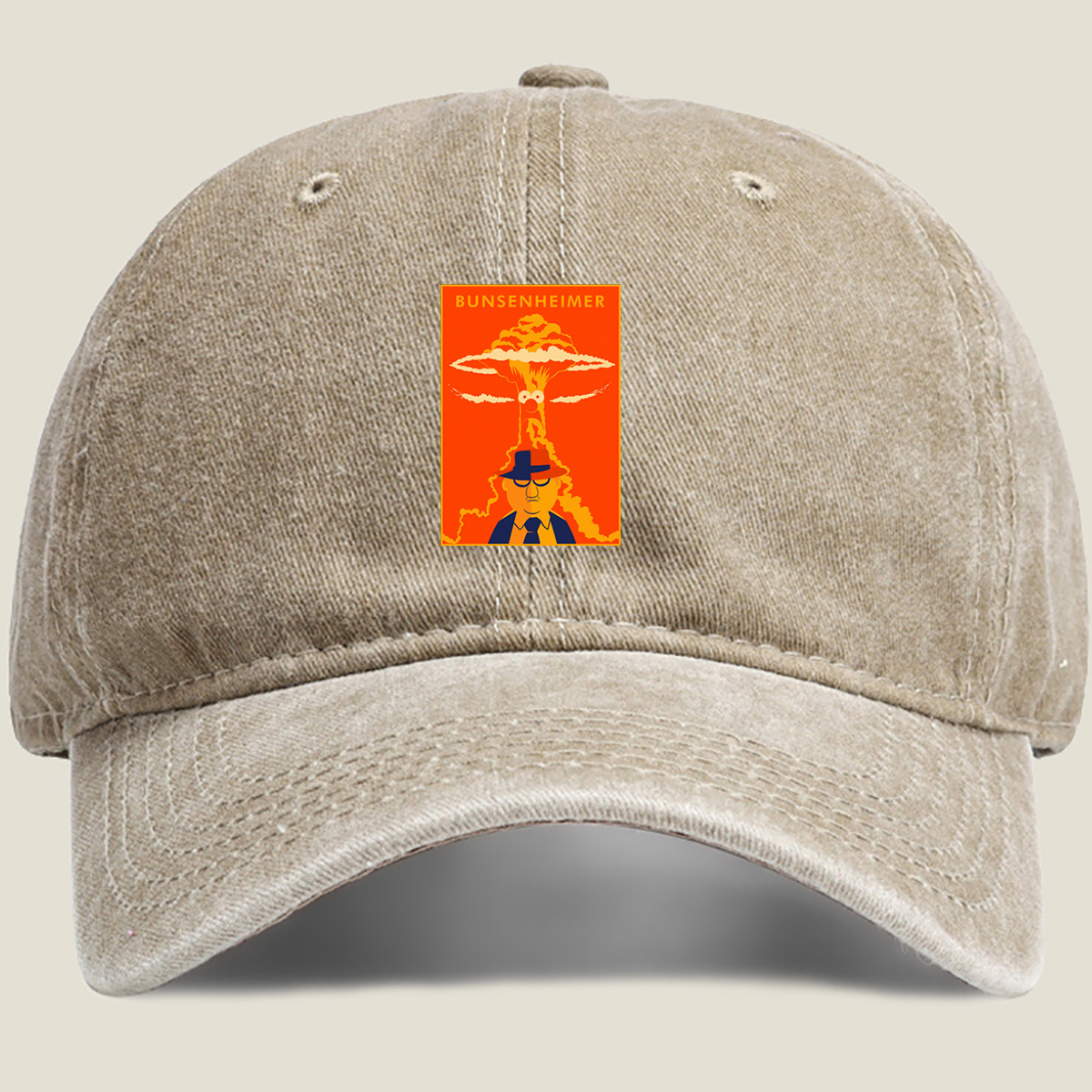 Bunsenheimer: The Explosive Scientist - Washed Denim - Baseball Cap