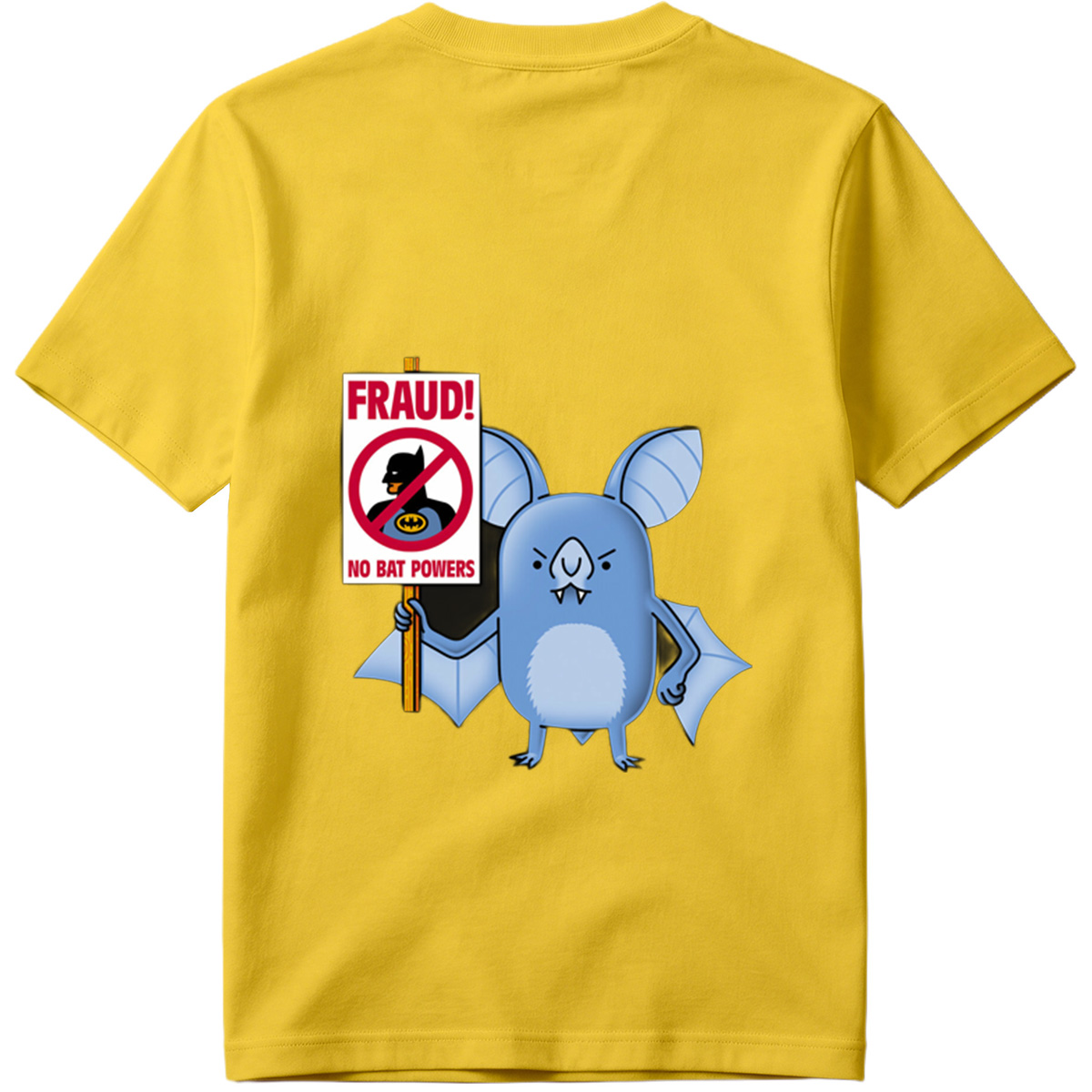 Batman and Bat Creature Protest Fraud - Tee
