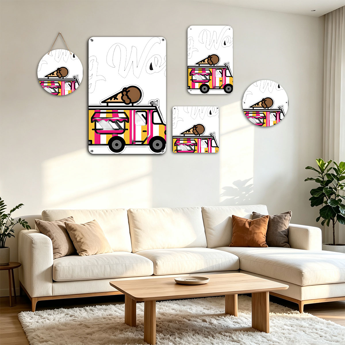 Big Worm's Ice Cream Truck EST. 1995 - painting