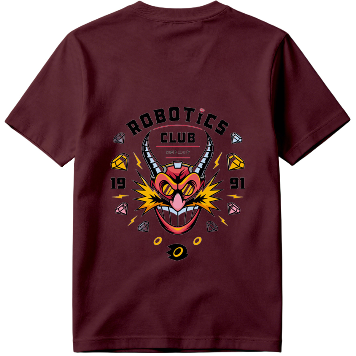 Robotics Club - Devil Robot Character Design - Tee