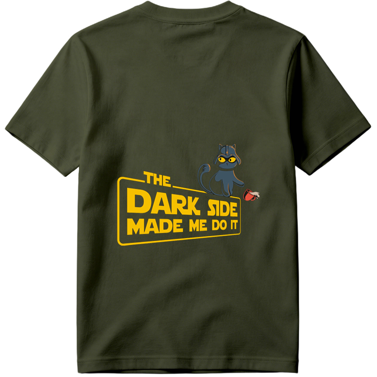 Star Wars: The Dark Side Made Me Do It – Cat Edition - Tee
