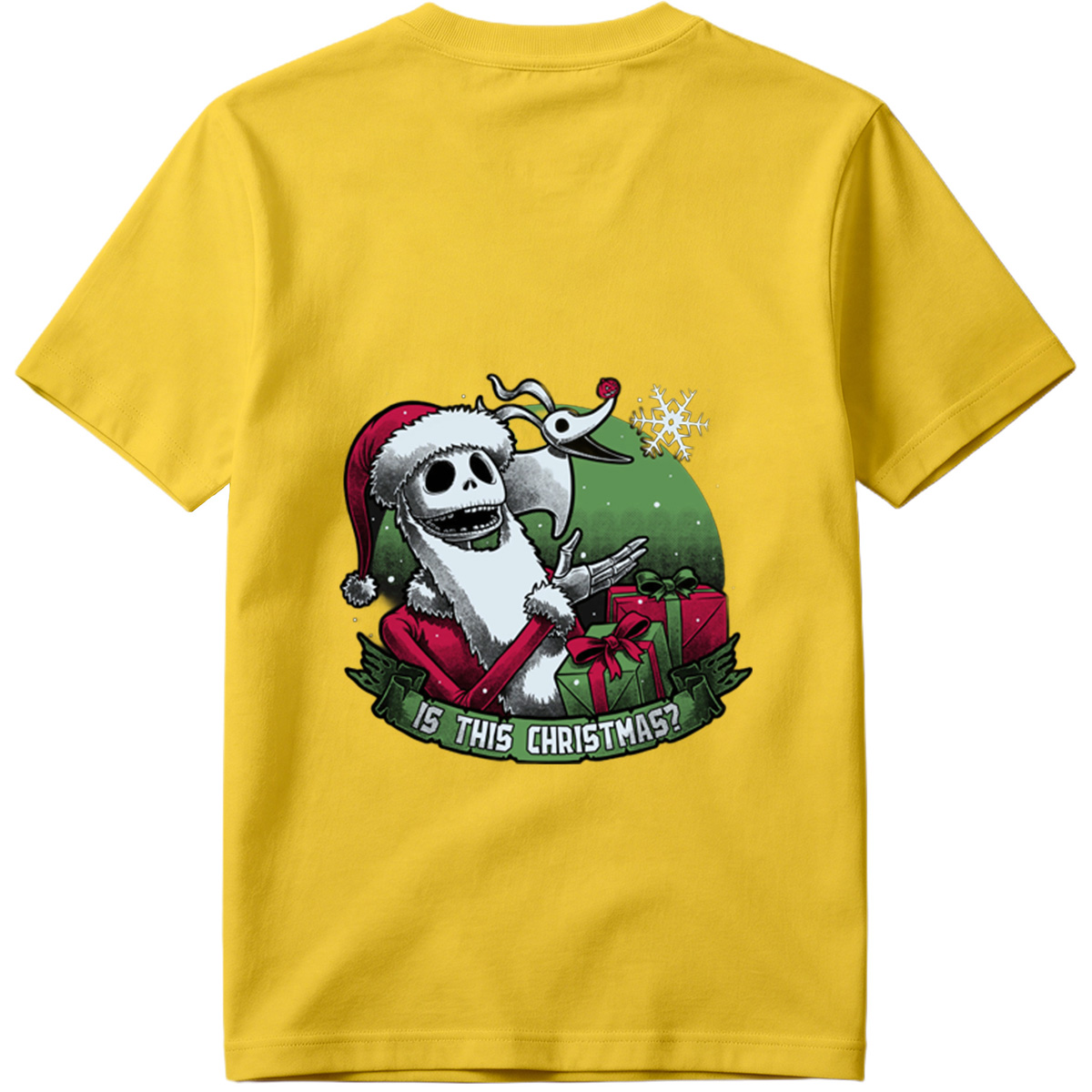 Jack Skellington and Zero - Is This Christmas? - Tee