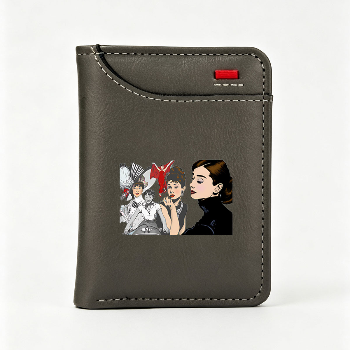 Audrey Hepburn, Grace Kelly, and Marilyn Monroe in Iconic Fashion Moments - Vertical Style Wallet