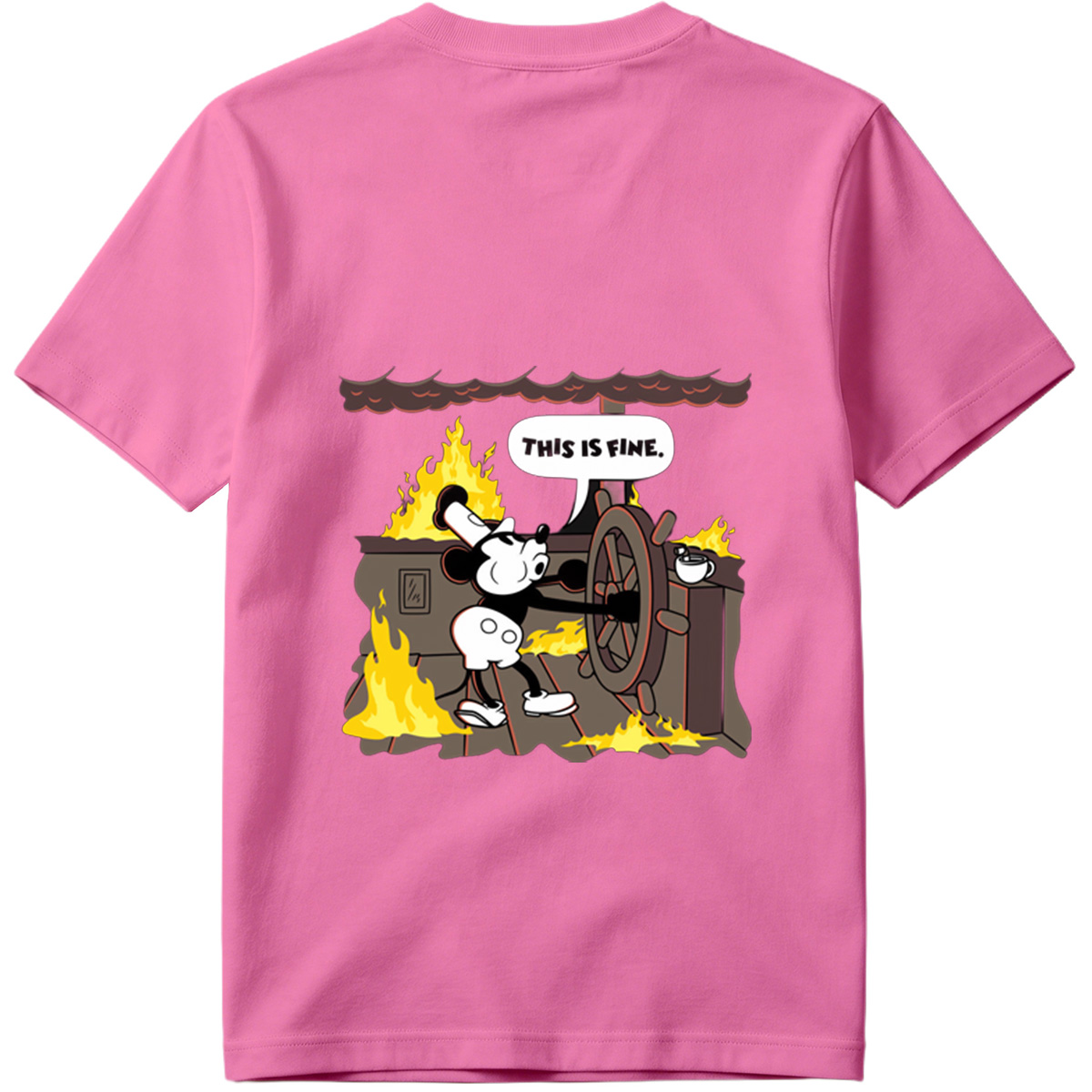 Mickey Mouse in a Burning Room: 