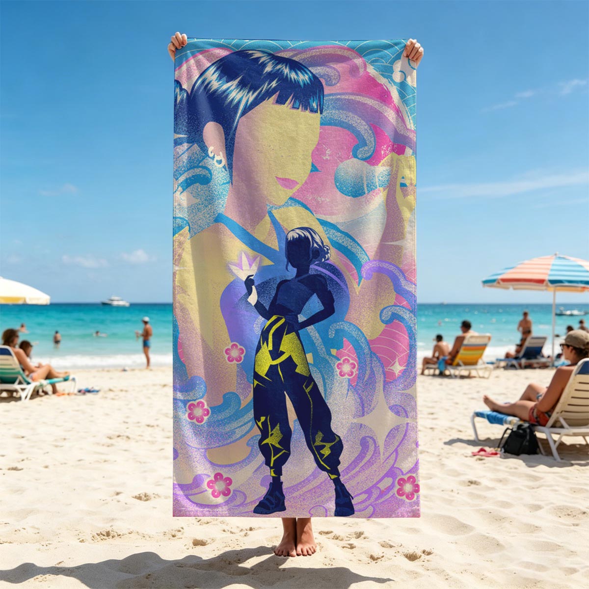 Zoey and the Starlight Performer - Beach towels