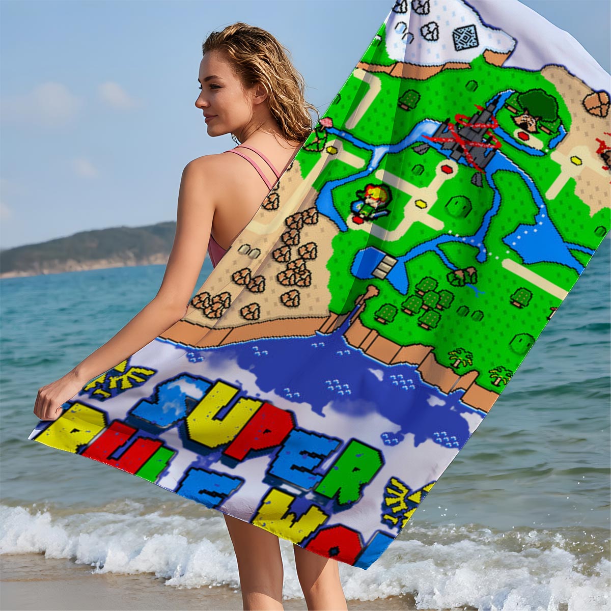 Super Hyrule World: Link's Adventure in the Legend of Zelda Universe - Beach towels