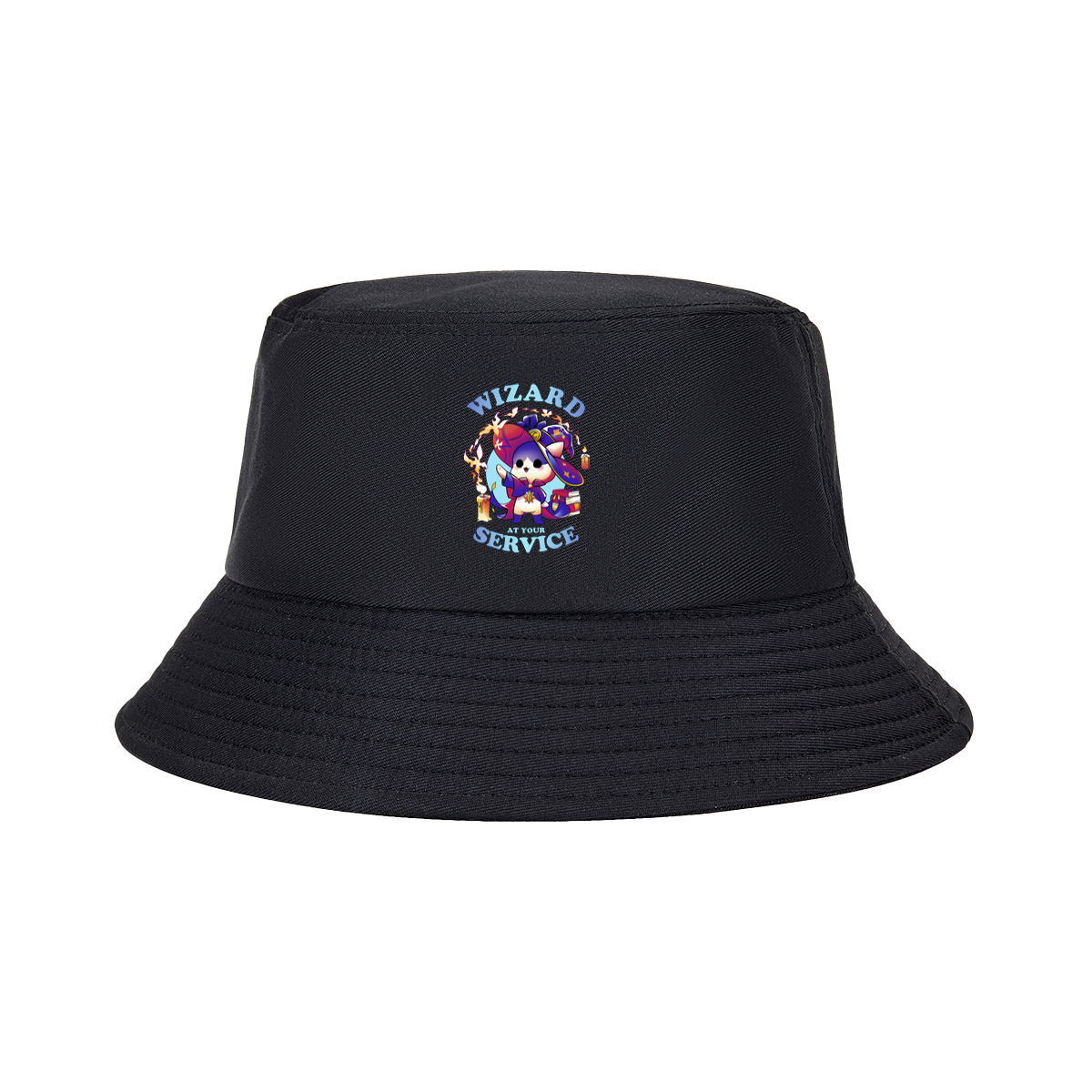 Wizard Cat at Your Service - Fisherman's Hat