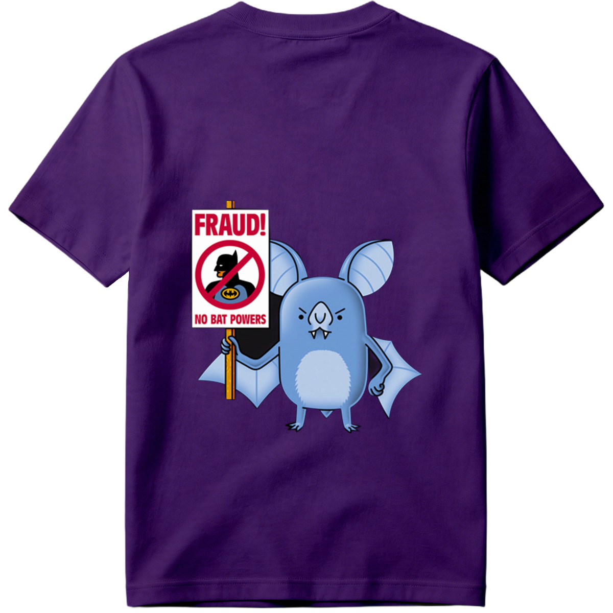 Batman and Bat Creature Protest Fraud - Tee