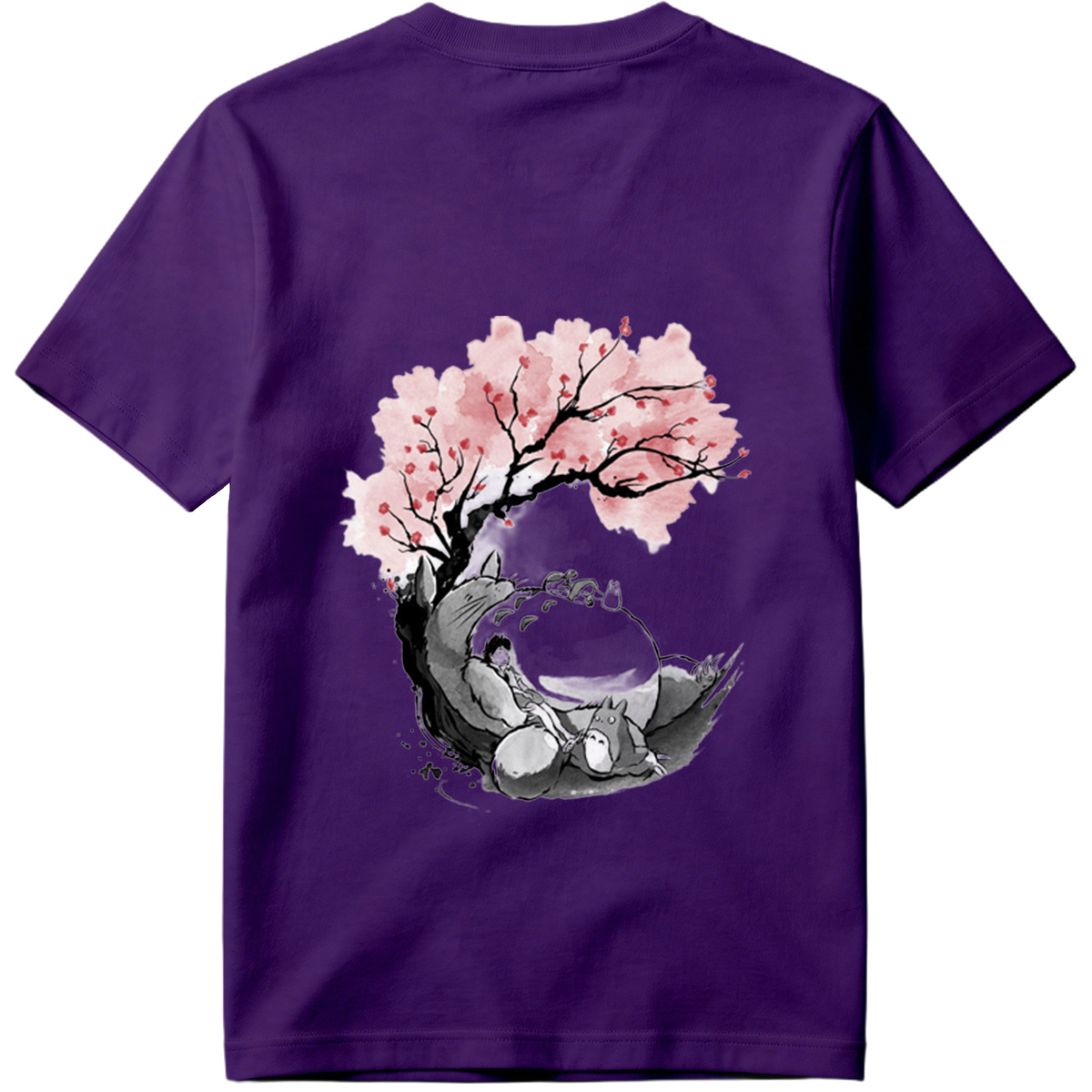 My Neighbor Totoro: Mei and Totoro Under Cherry Blossoms - Tee