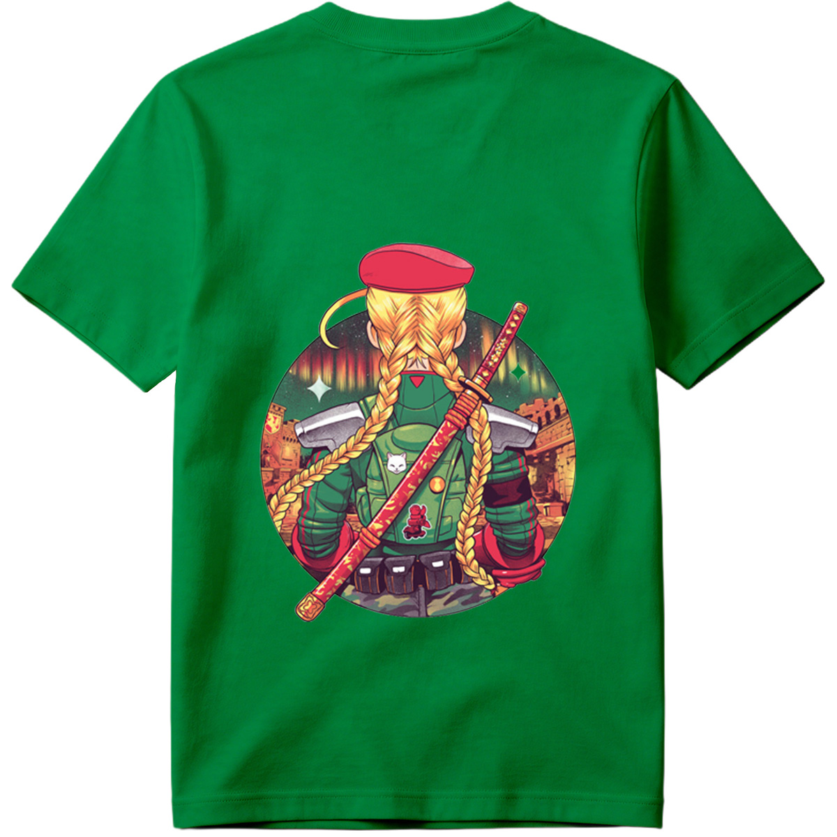 **Title:** Street Fighter - Cammy with Katana - Tee