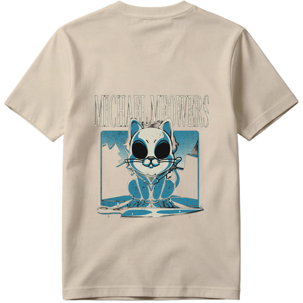 Michael Meowers Cat Character Design - Tee