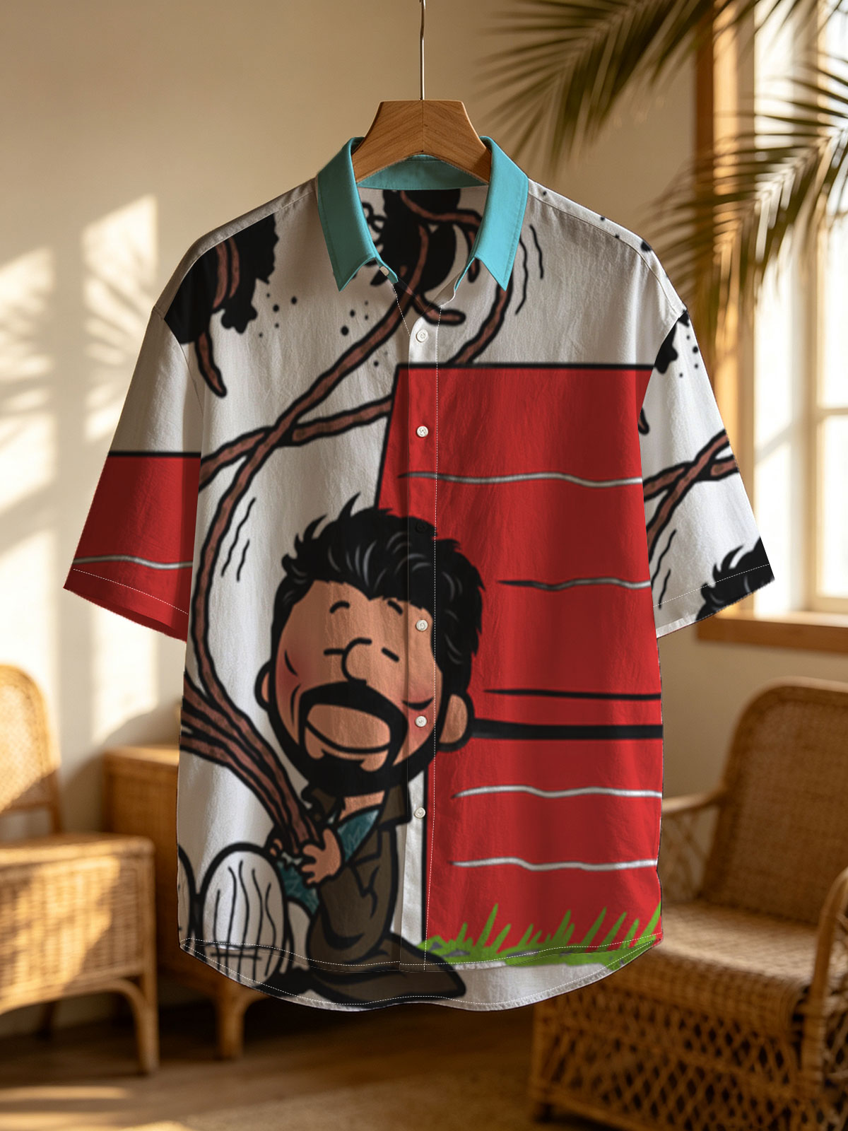 Man with Tentacles and Red Box -  Shirt