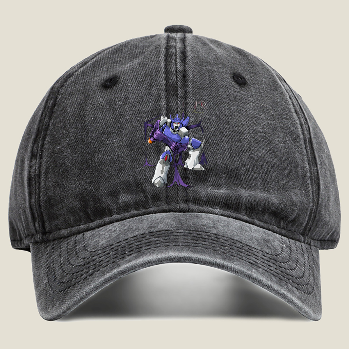 Cold Slither: Face of Unicron - Washed Denim - Baseball Cap
