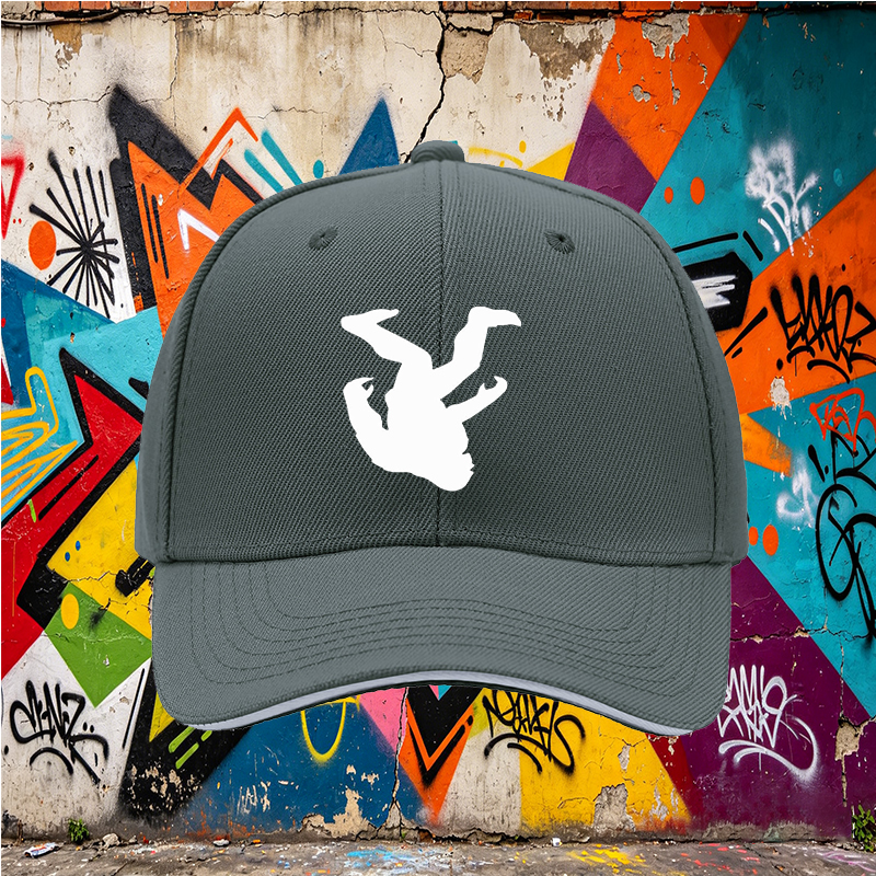 Unisex Classic Sandwich Hat with Bigfoot Silhouette Print - Outdoor Adventure Cap for Hiking, Camping, and Casual Wear - Perfect for Nature Enthusiasts and Cryptozoology Fans