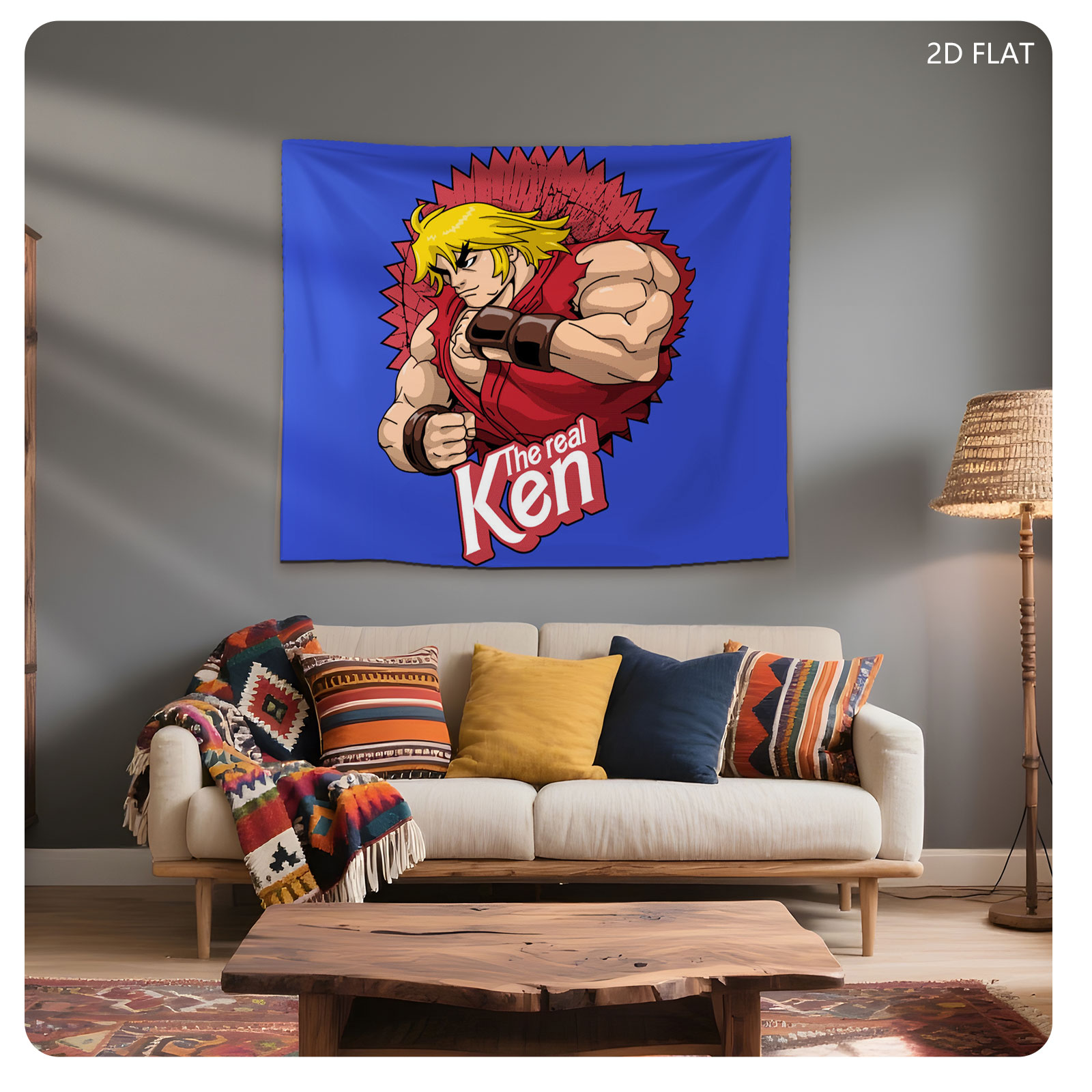 The Real Ken - Street Fighter Character - Tapestry
