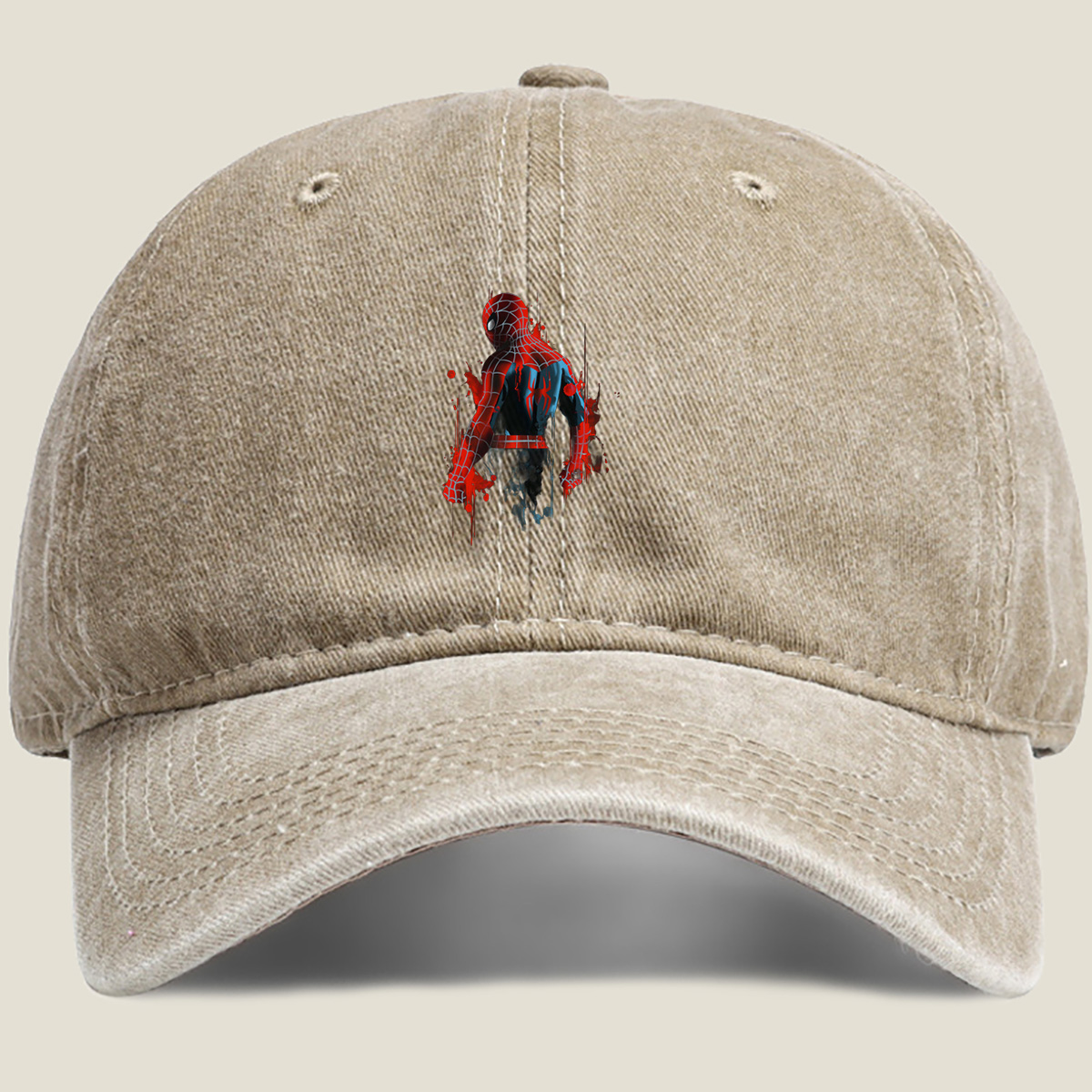 Spider-Man: The Web-Slinger in Red and Blue - Washed Denim - Baseball Cap