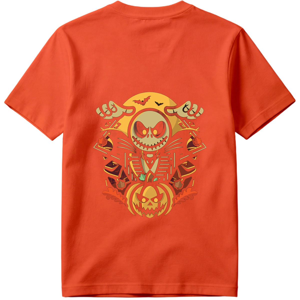 Jack Skellington and Pumpkin King Halloween Design - Tee