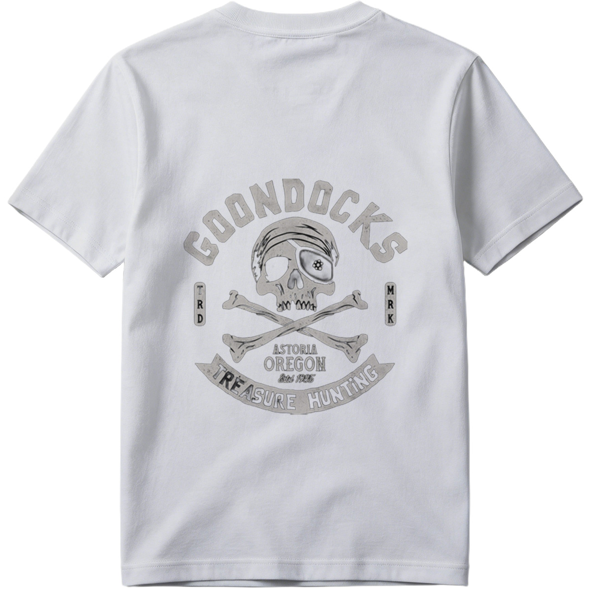 Goondocks Treasure Hunting Skull Logo - Tee