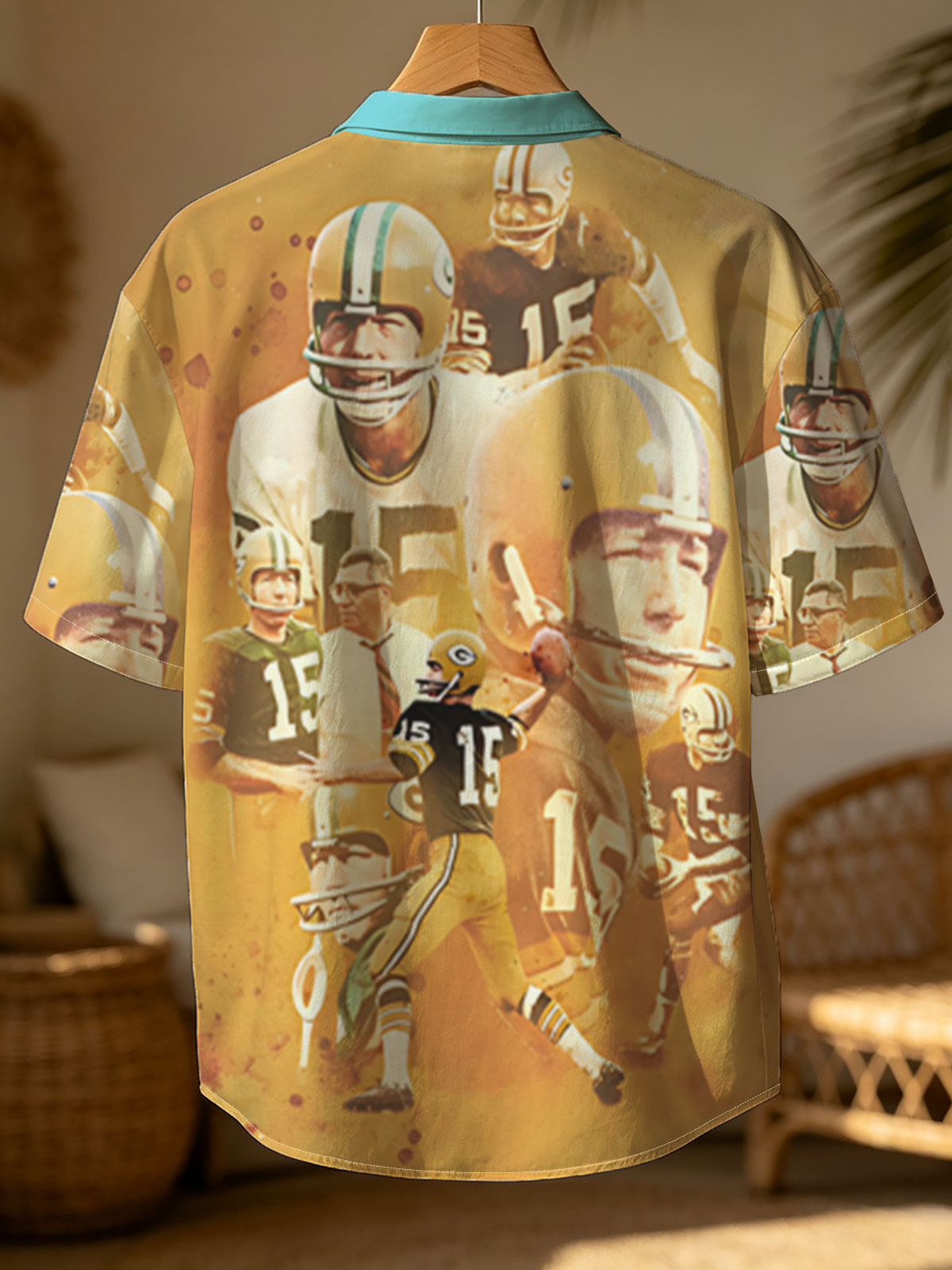 Bart Starr, Green Bay Packers Quarterback #15, Football Legend -  Shirt