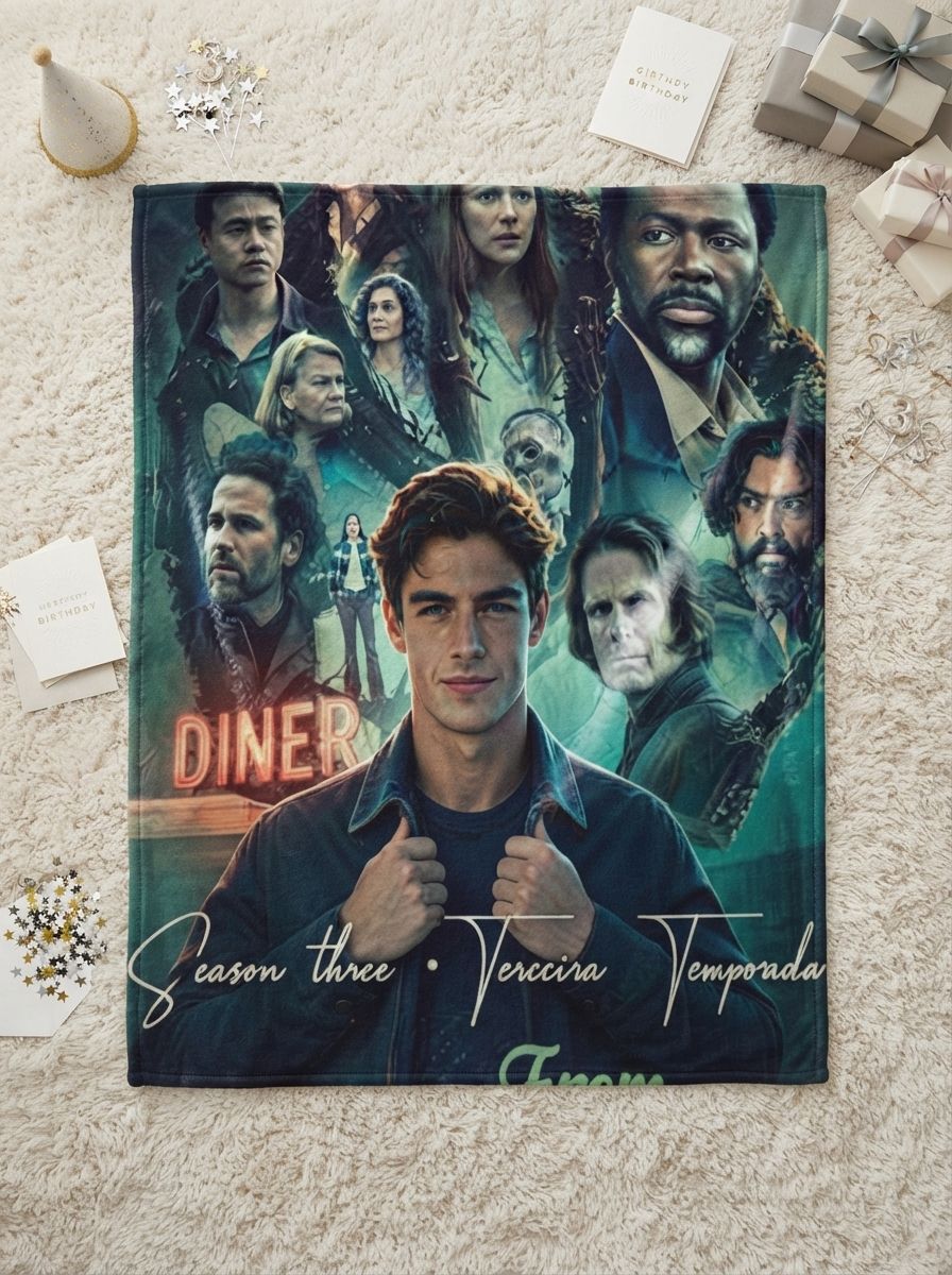 Custom Photo Face Blanket Personalized Picture Fleece Throw Anti-Pilling Flannel Blanket for Bed Couch Cozy Keepsake