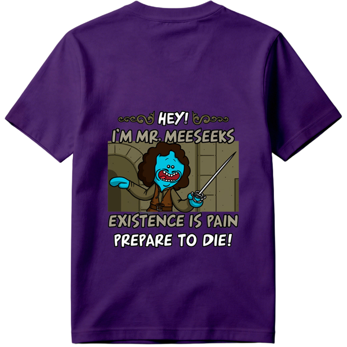 Mr. Meeseeks from Rick and Morty: Existence is Pain, Prepare to Die! - Tee