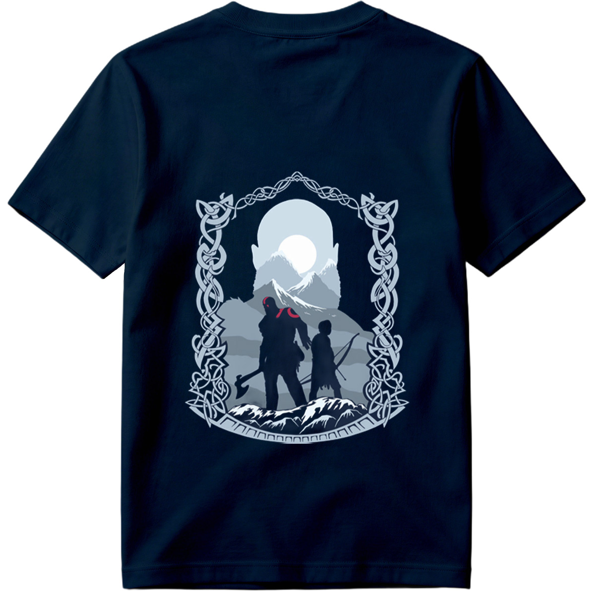 Viking Warriors Under the Moonlight - Tee