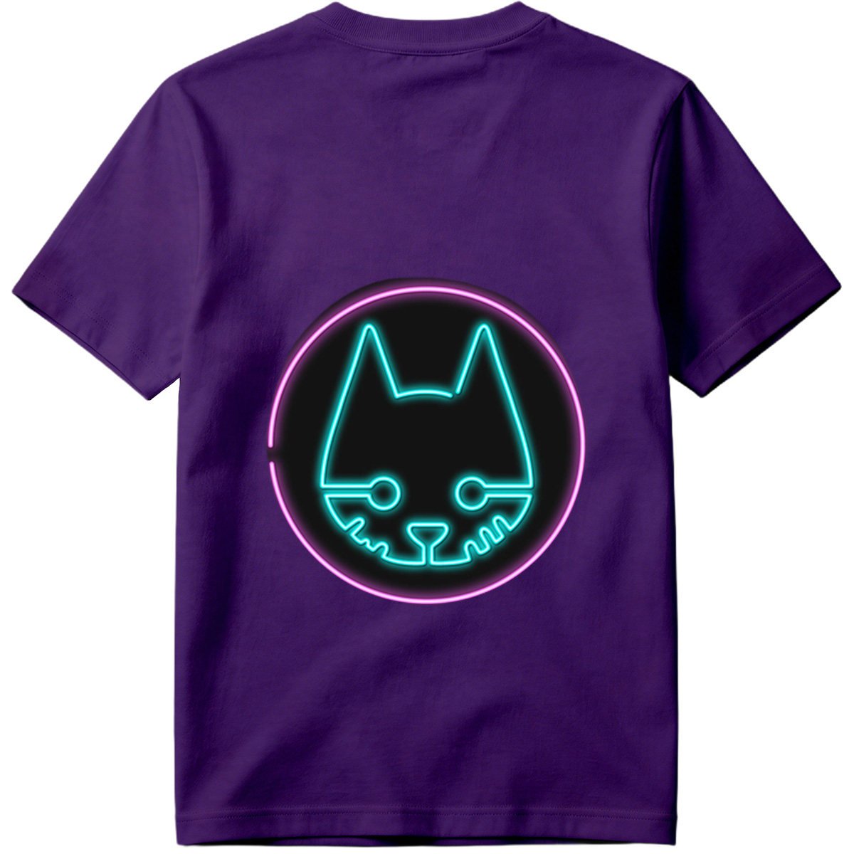 Neon Cat Logo - Tee