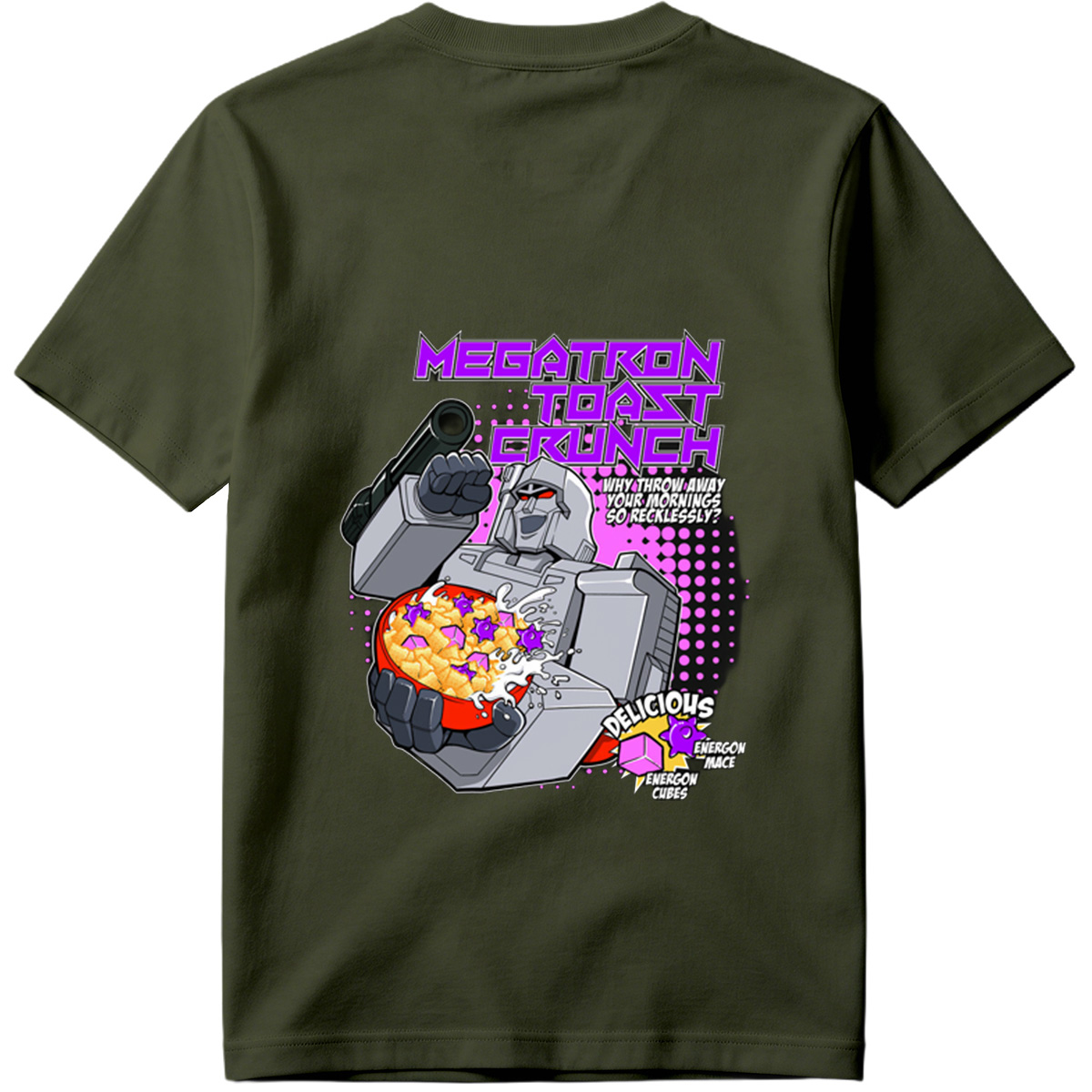 Megatron Toast Crunch - Transformers Cereal Parody - Tee