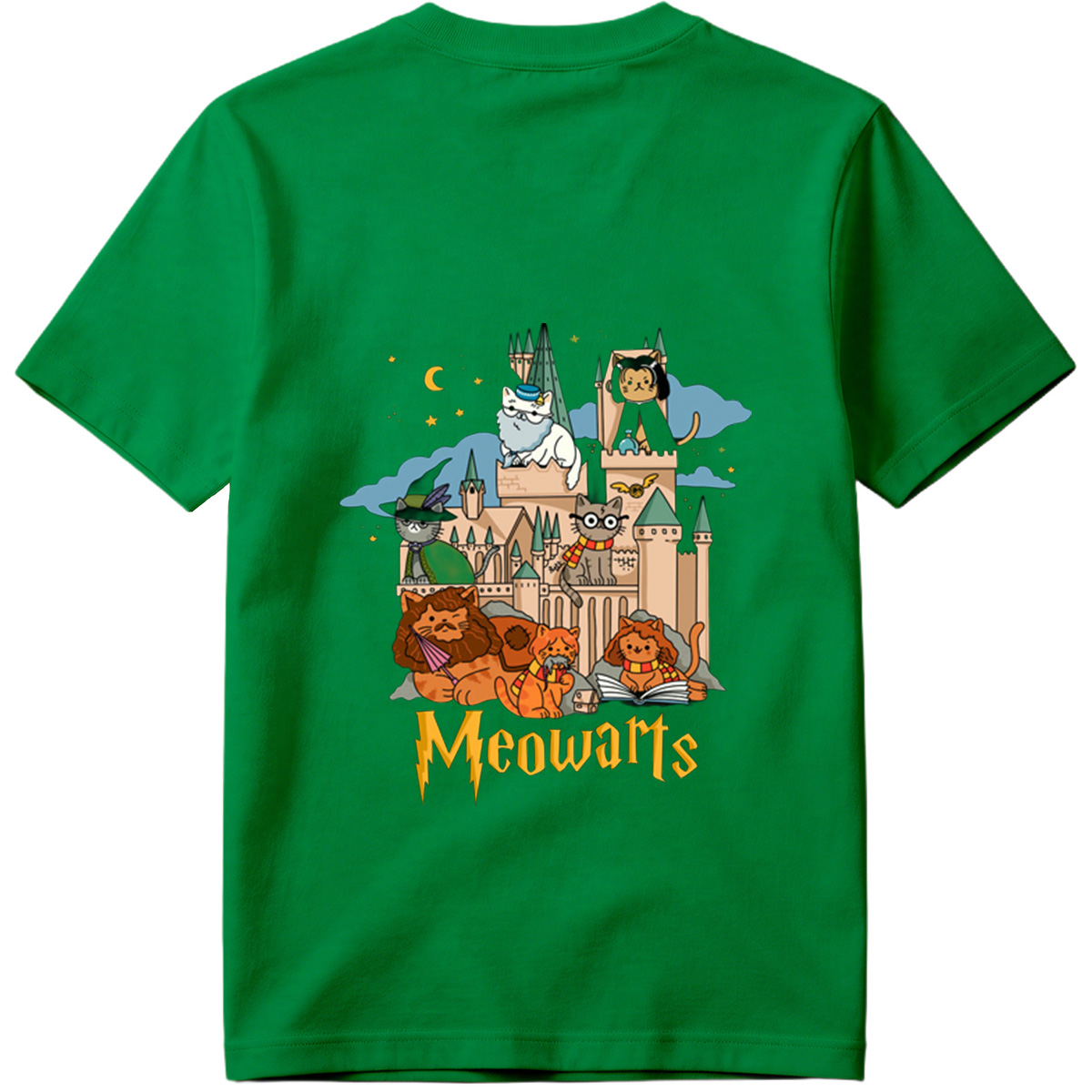 Meowarts: Cats in a Magical Castle - Tee