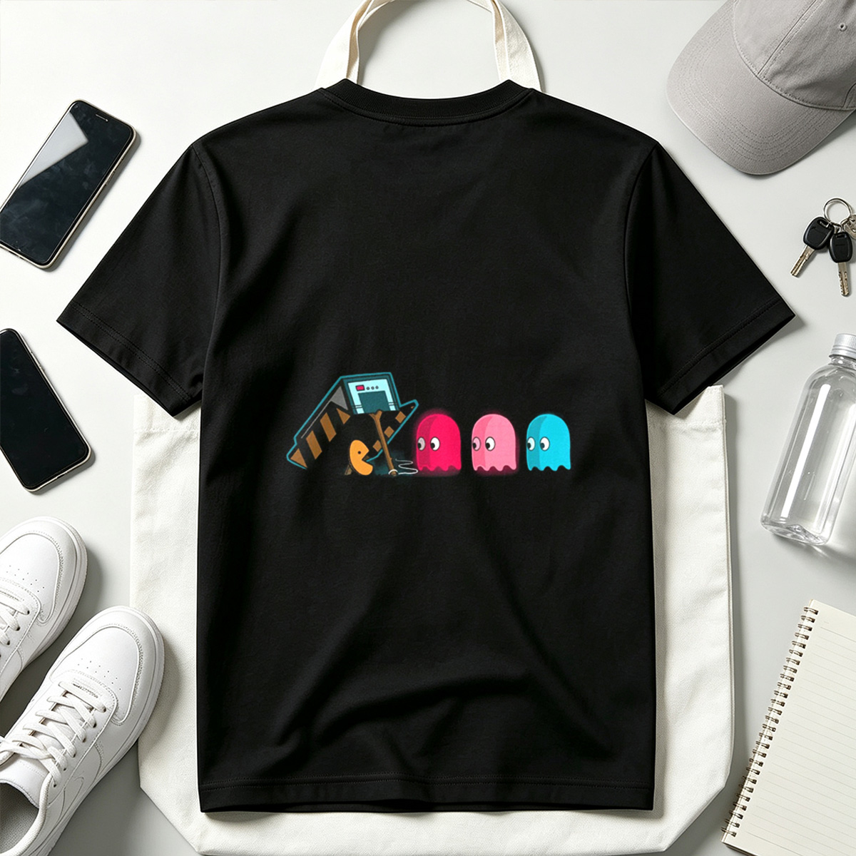 Pac-Man and Ghosts: Classic Arcade Encounter - Tee
