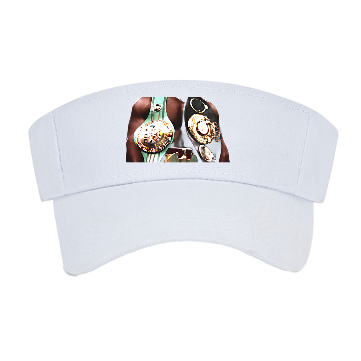 Mike Tyson in Boxing Glory with Championship Belts -  Visor cap