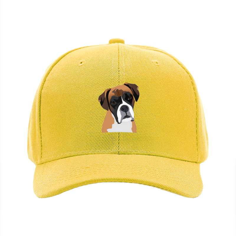 1pc New Baseball Cap Boxer Dog Print Unisex Adjustable Hat for Outdoor Activities and Casual Wear Adults and Teens Fashion Accessory