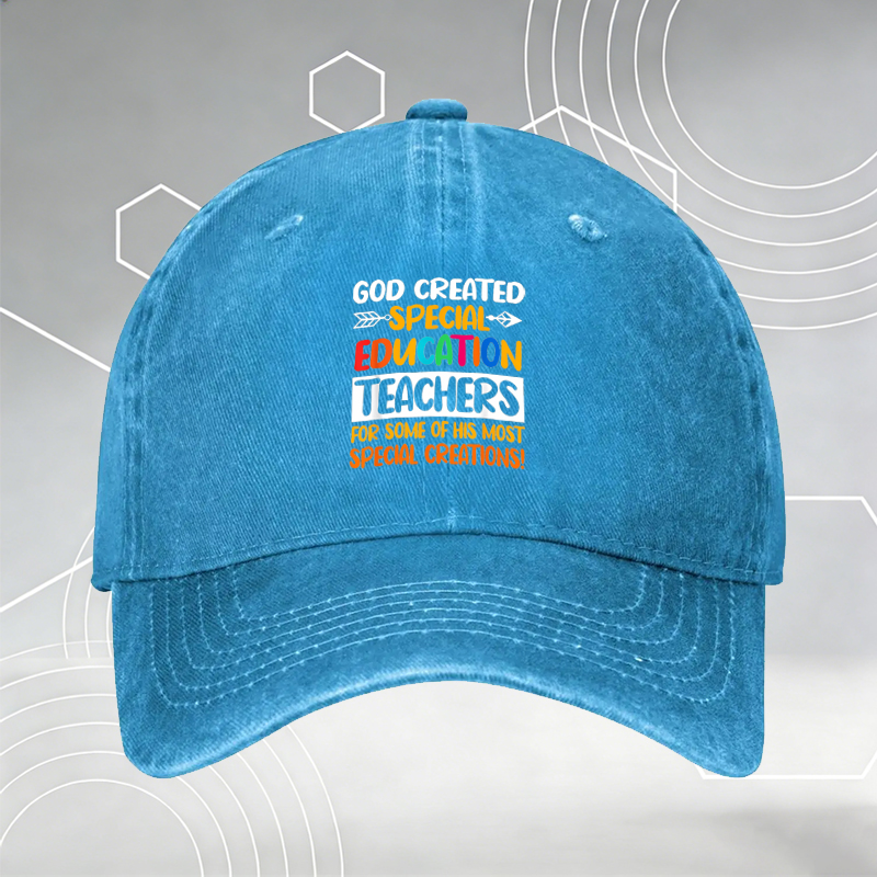 New Baseball Cap with Teacher Definition Print and Educational Icons - Unisex Adjustable Hat for Teachers, Students, and Education Lovers - Perfect for School Events, Gifts, and Daily Wear