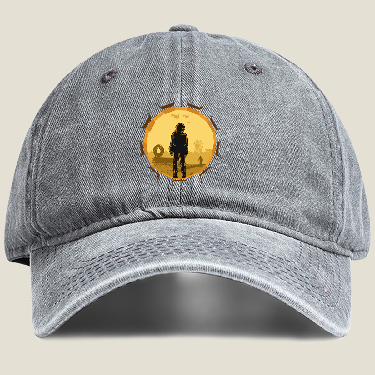 Fallout: Vault Dweller's Horizon - Washed Denim - Baseball Cap