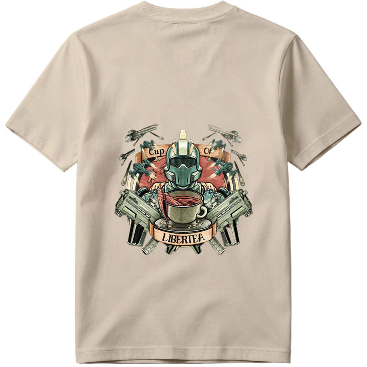 Cup of LiberteA: The Armored Tea Master - Tee