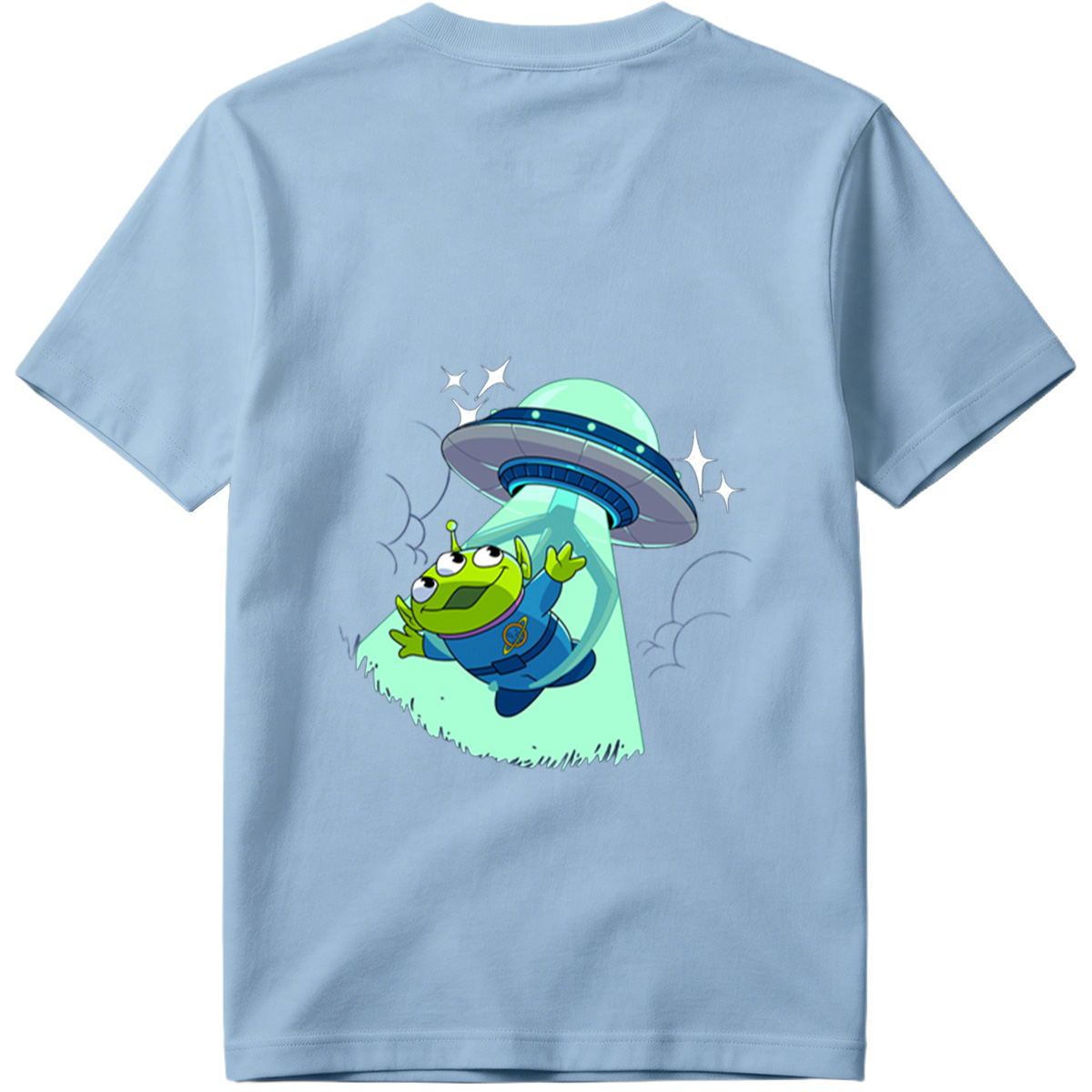 Alien from Toy Story Abducted by UFO - Tee