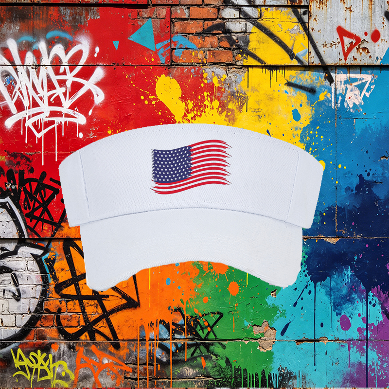 Unisex Classic Mesh Back Hat with American Flag Print - Lightweight Breathable Sun Cap for Outdoor Activities, Perfect for Adults Who Love Patriotic Style and Casual Wear
