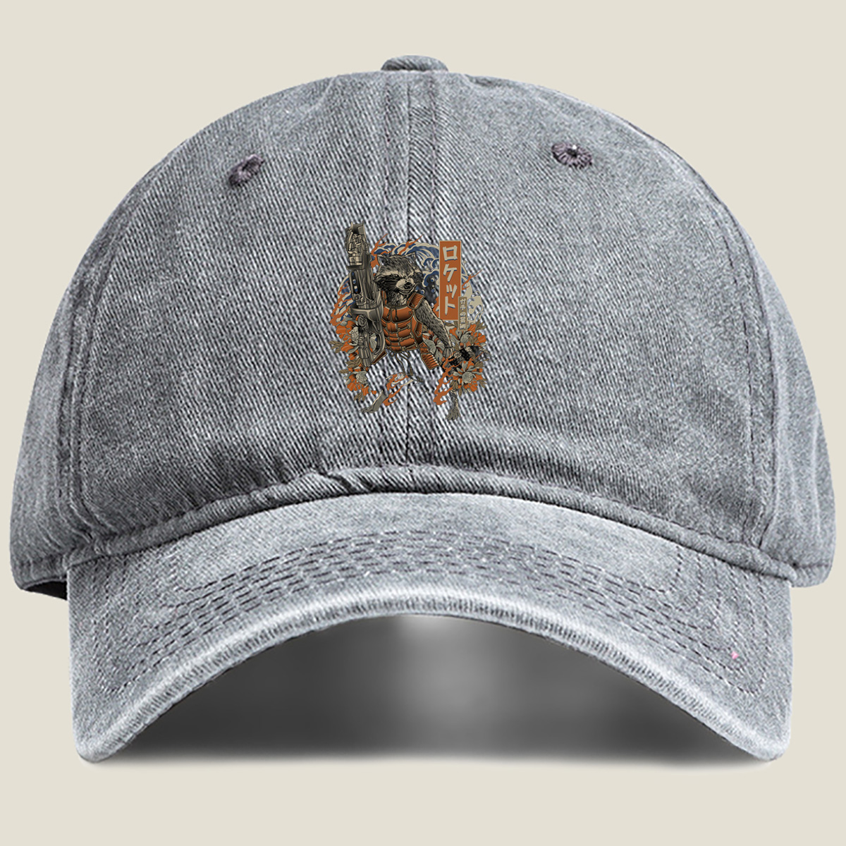 Rocket Raccoon: Guardians of the Galaxy - Washed Denim - Baseball Cap