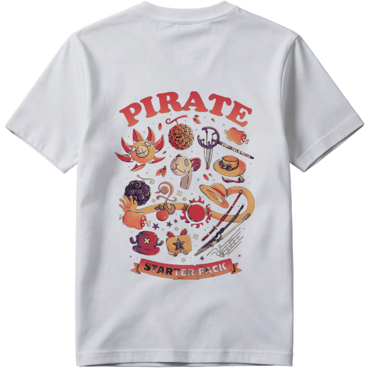 Pirate Starter Pack: A Whimsical Adventure with Captain and Crew - Tee