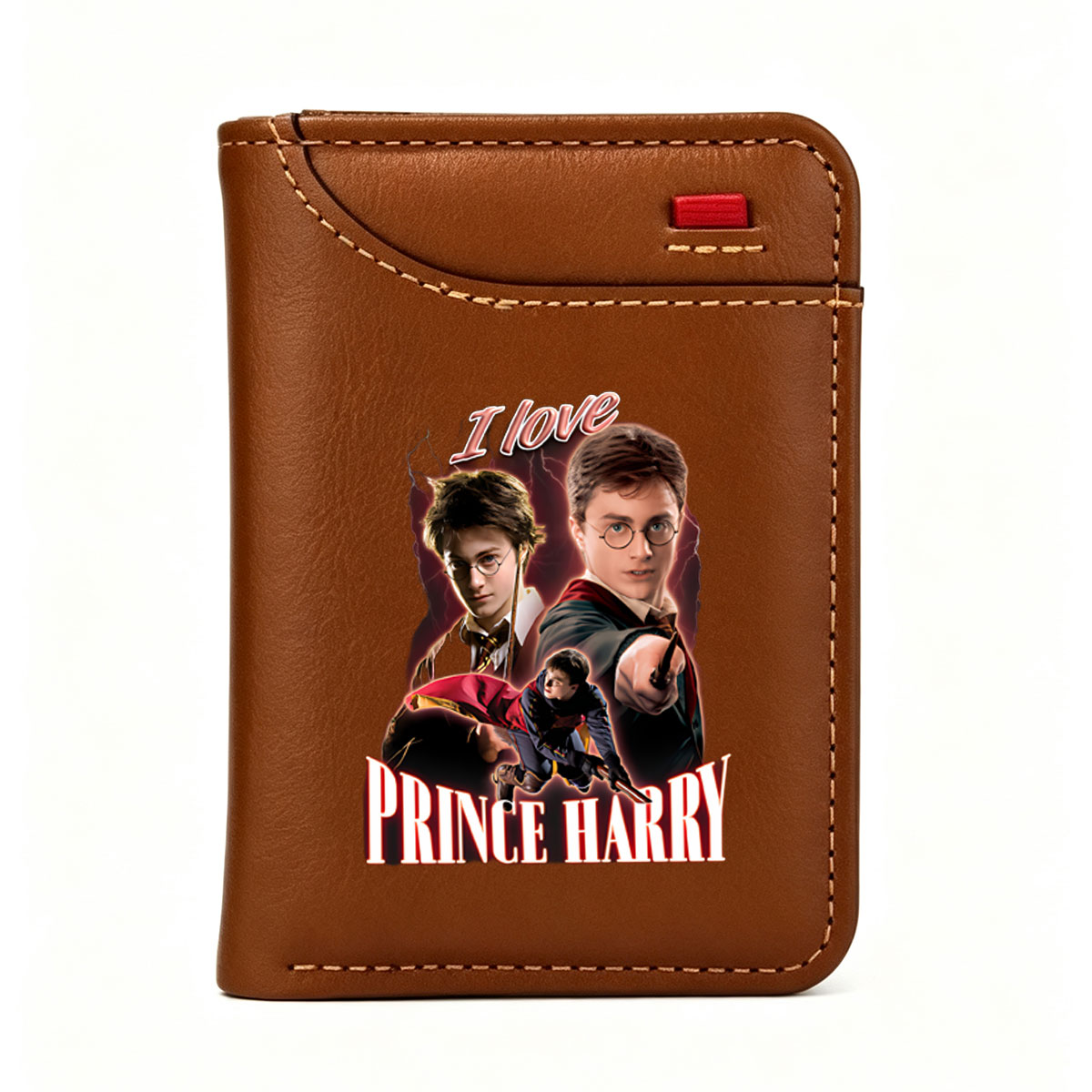 I Love Prince Harry: Harry Potter Fan Art - Vertical Style Wallet