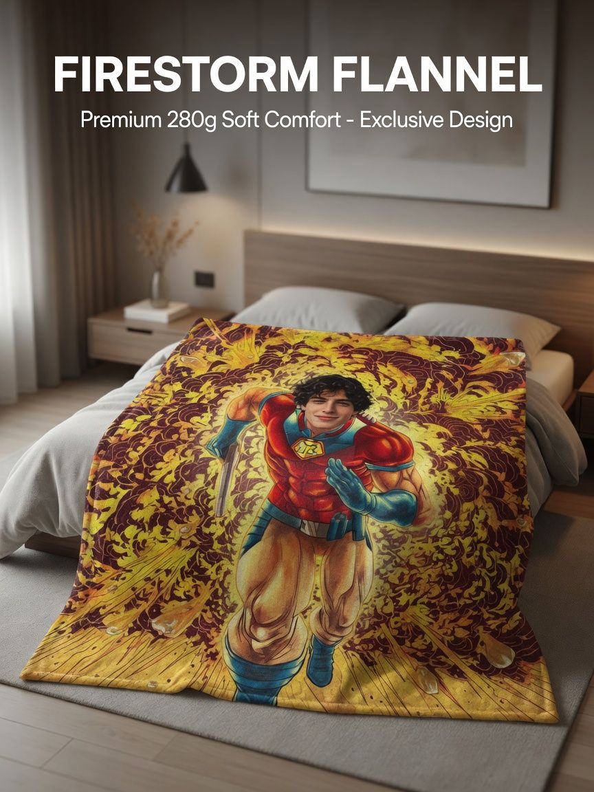 Custom Photo Superhero Flannel Throw Blanket Ultra Soft Anti Pilling Personalized Picture Fleece Blanket for Couch Bed