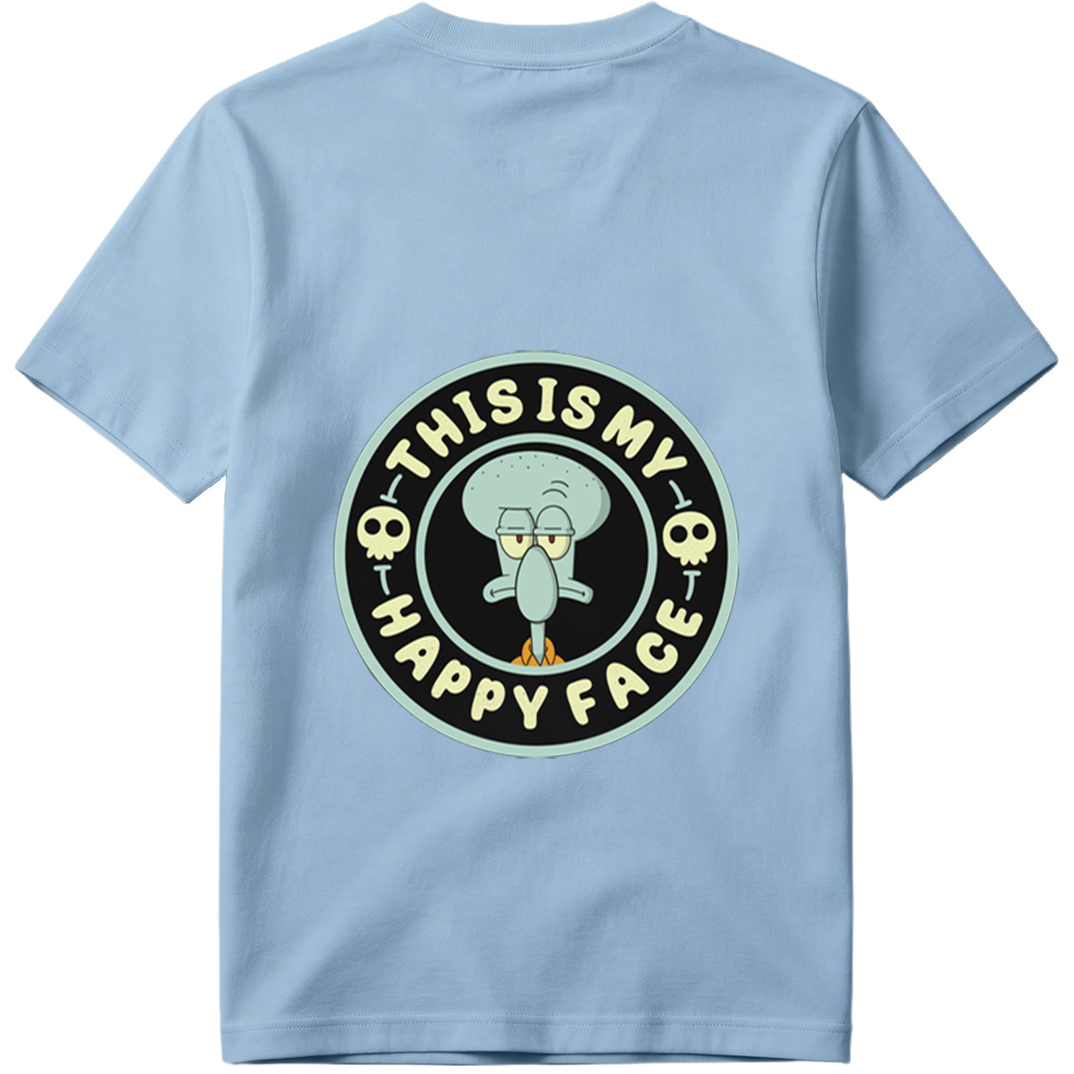Squidward This Is My Happy Face - Tee