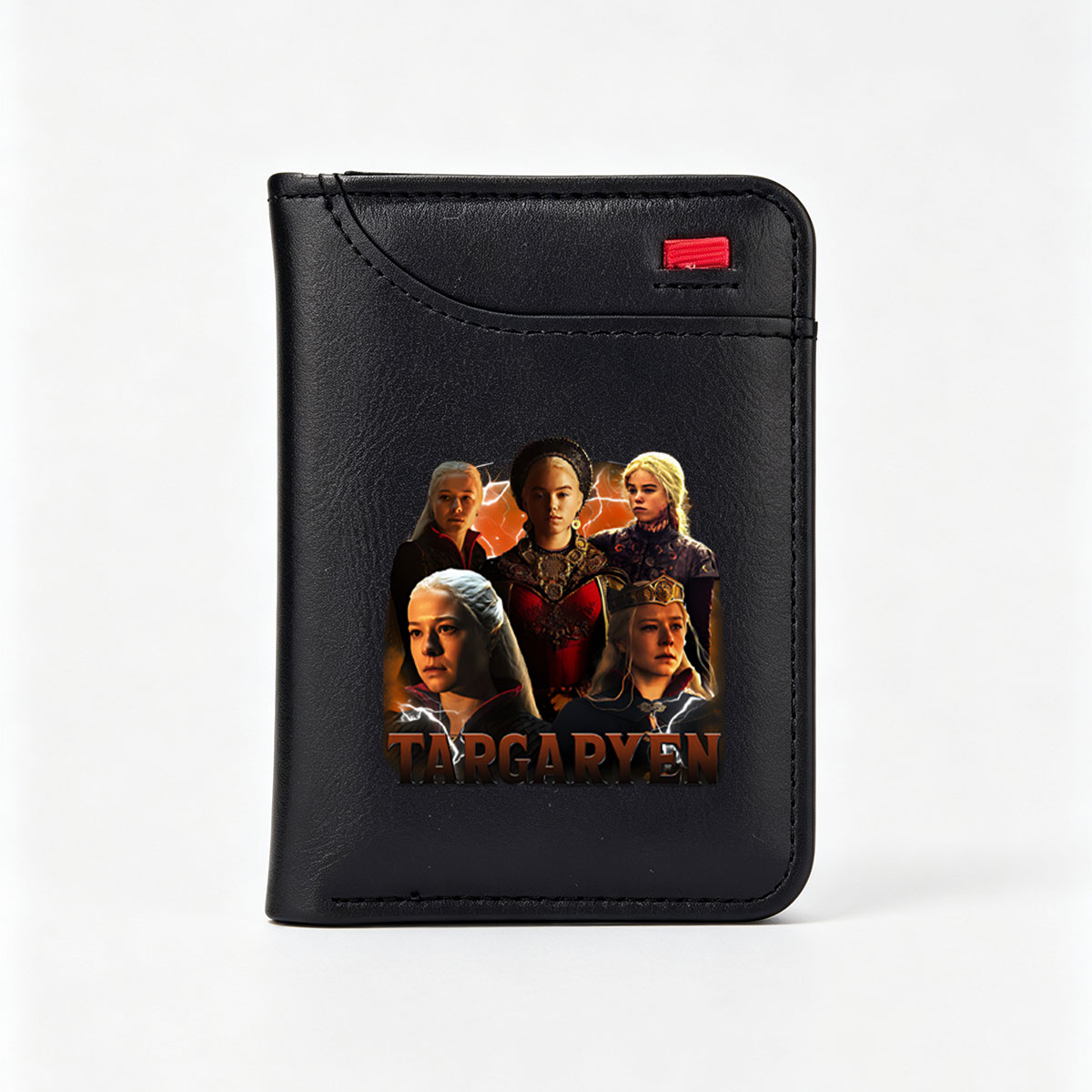 Targaryen Dynasty: Daenerys, Rhaenyra, Viserys, and House Targaryen Legacy - Vertical Style Wallet