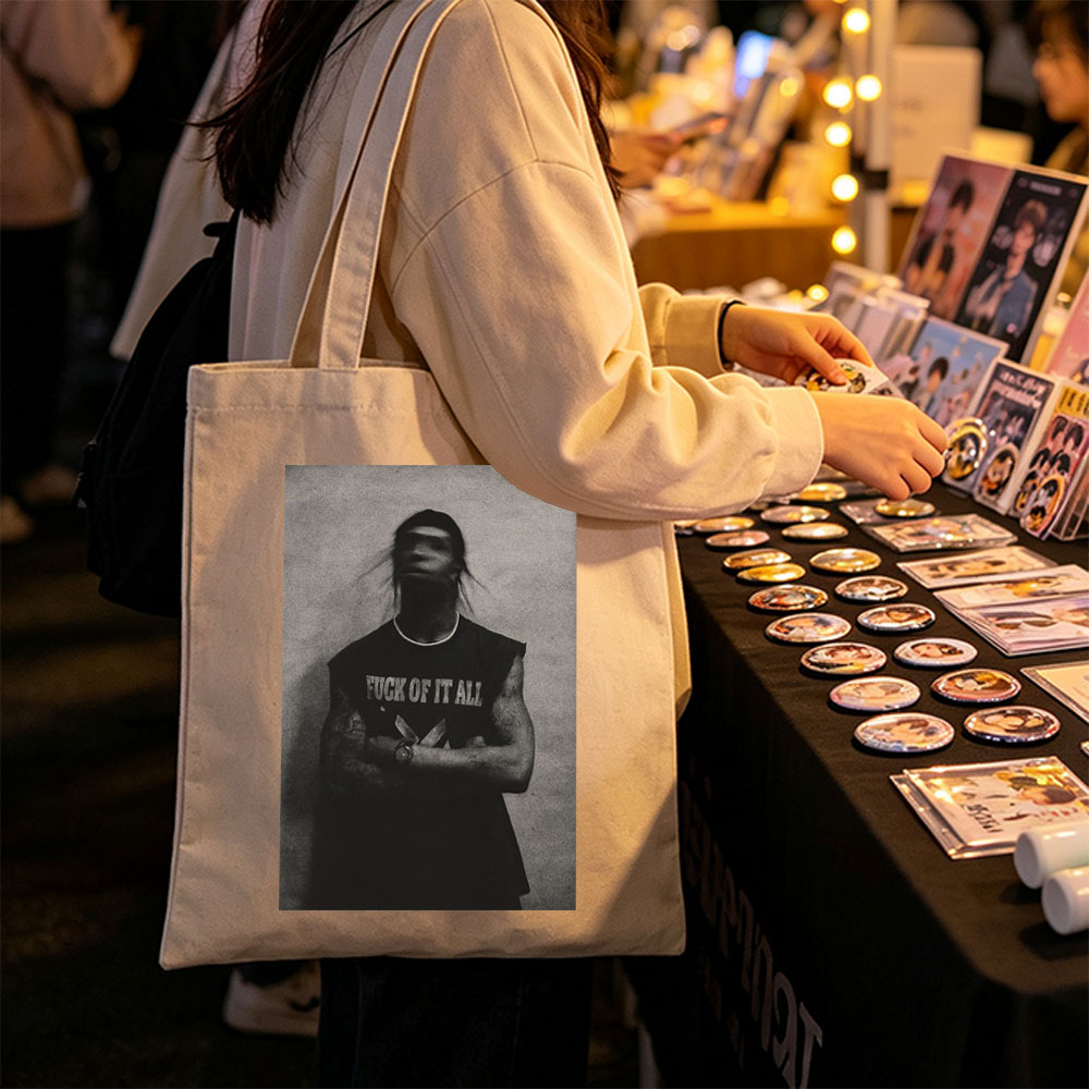 Drake in a Bold Statement: Black and White Portrait with 
