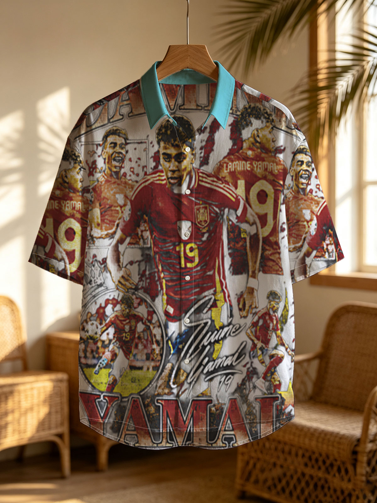 Lamine Yamal - Spanish Football Star, #19, National Team Player -  Shirt