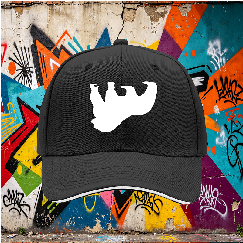 Unisex Classic Sandwich Hat with Lion Silhouette Print - Lightweight Cotton Baseball Cap for Outdoor Activities, Travel, and Casual Wear - Ideal for Adults Seeking Stylish Sun Protection and Comfortable Fit