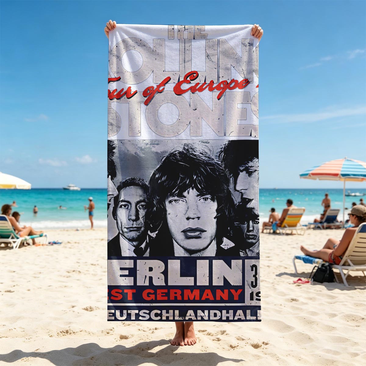The Rolling Stones Tour of Europe '76 - Berlin, West Germany, 3 May 1976, Deutschlandhalle - Beach towels
