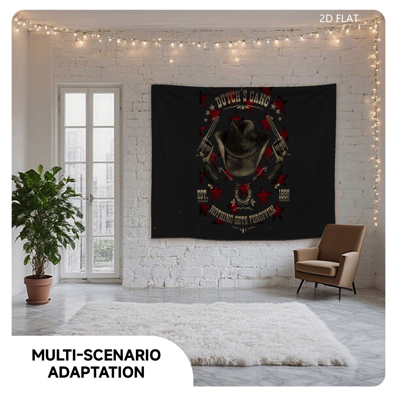 Dutch's Gang: Nothing Gets Forgotten, Est. 1899 - Tapestry